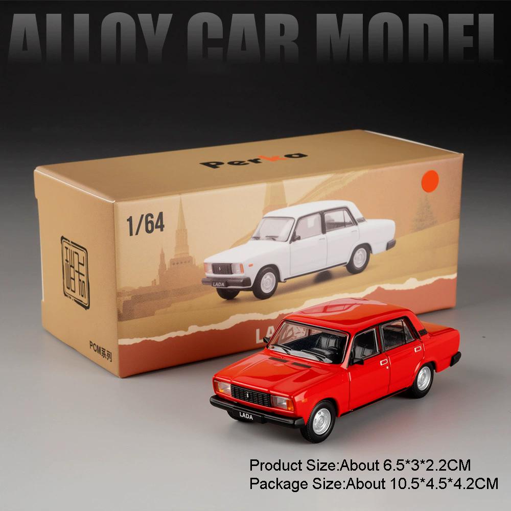 1:64 Series ZIS-110 LADA 2105 2101 Mini Car Model Toy Alloy Diecast Rubber Tire Simulation Cars Models Home Decoration Toys