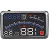 Universal Car Speeding Limit Warning Display, Heads Up Display Car HUD Support Mileage Measurement,Water Temperature,Voltage