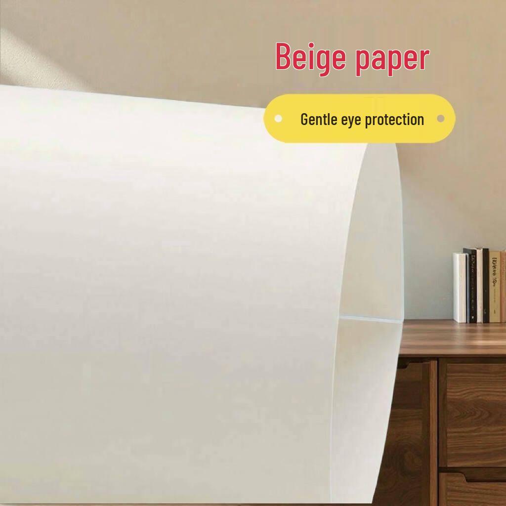 Thickened Original Wood Blank Notebook - High-Quality Loose-Leaf Calculation & Practice Paper