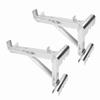 2PCS Ladder Jacks Adjustable Stabilizer Tripod Load Bearing Bracket Alloy Steel Ladder Stand Kit