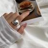 Stylish Open-finger Copper Ring For Women Chic Geometric Design Statement Jewelry