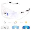 Kapvoe Photochromic Cycling Glasses UV400 MTB Clear Mountain Bike Transition Bicycle Sunglasses for Men Women Sports Eyewear