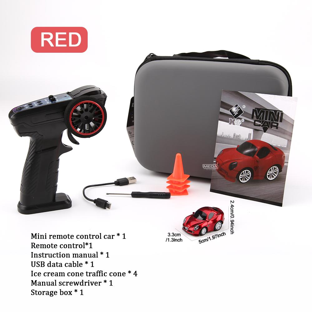 Wltoys Q7201 1/72 Adjustable Speed Mini RC Car&Runway Mat 2.4GHz Gyroscope Remote Control Car with Lighting Racing Toy