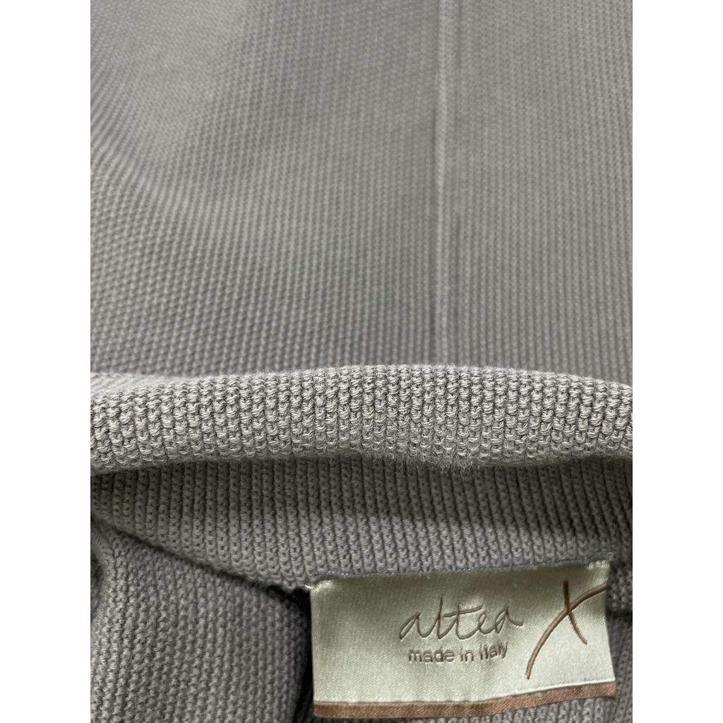Altea Brown Cotton Knit Jacket Jacket L BrownUsed