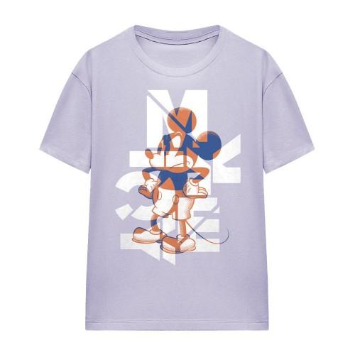 Disney Womens/Ladies Mickey Mouse Colour Fill T-Shirt