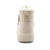 HY616 new winter waterproof sewing line women's short tube warm high-top simple velvet thick-soled cotton shoes