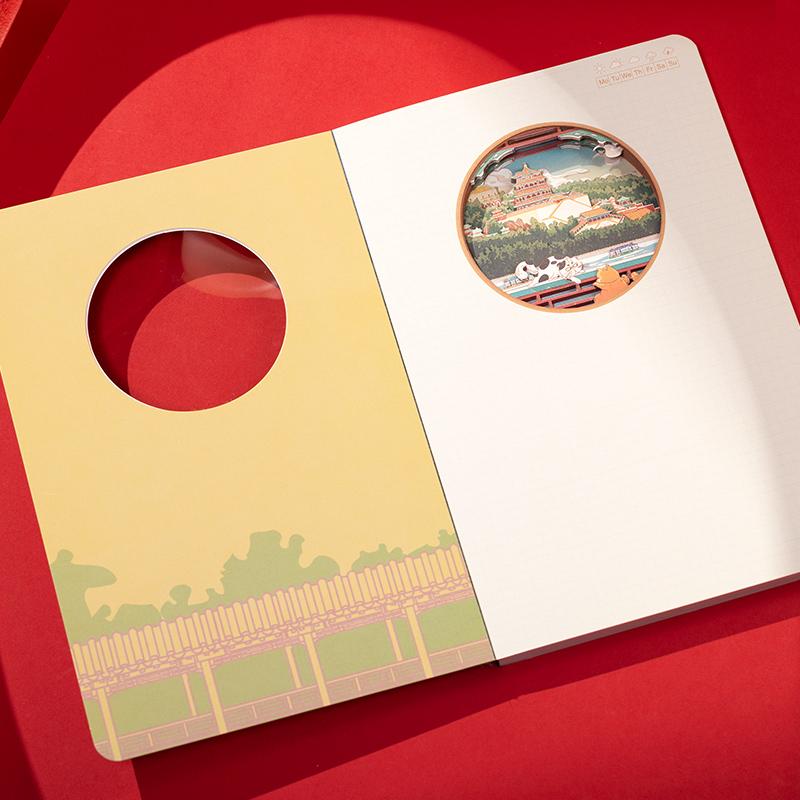 Customizable A5 Size 3D Three-Dimensional Notebook for Corporate Gifts Birthday Gifts or Tourist Souvenirs Store Sales