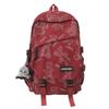 24 New cartoon printed large-capacity junior high school students' male and female school bags, fashionable casual backpacks
