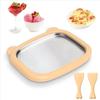 No Electricity Required At Home Rolled Ice Cream Kit Fried Ice Tray for Families and Parties