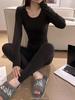 "Women's Seamless Thermal Skincare Underwear Suit - Autumn/Winter"