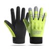Warm Fleece Lined Full Finger Gloves Men Women Winter Cycling Driving Touchscreen Compatible Anti-Slip Reflective