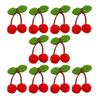 Pack of 10 Fabric Fruit Pompoms Sewing Appliques Clothing Accessories For Costume Embellishments Hair Accessories