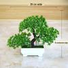 Creative Home Decor: Artificial Bonsai Grass Balls and Mini Cherry Snow Ball Trees