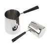 350/600Ml Long Handle Stainless Steel Coffee Pot With Pouring Spout Milk Butter Warmer Pot Stovetop Chocolate Melting Pan