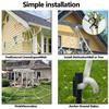 1pc Giant Spider Web Halloween Decoration Outdoor Courtyard and Lawn Spider Web Terror Courtyard Decoration Design