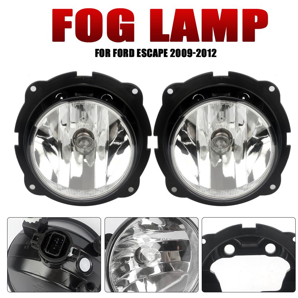 Fog Light Set & Daytime Running Light Assembly for 09-12 Ford Escape