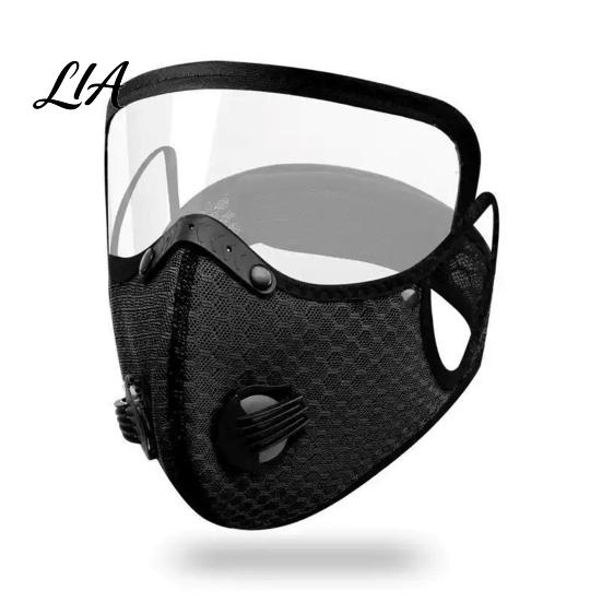 Anti-fog Goggles with Masque 2 Pcs Dust Masque, Breathable Reusable Carbon Filter Face Full Protection Gear Cushion for Woodworking Construction