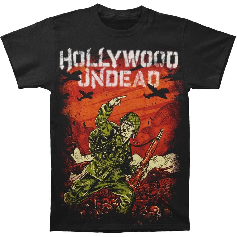 

Men s Hollywood Undead For The Glory 100% Cotton T-shirt Mens Tees Top Small Black XL