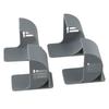 Drill-free Kitchen Storage Rack With Adhesive Hooks Saving Storage Rack For Aluminum Foil Packaging And Bags Wall-mounted And Cabinet Door Storage