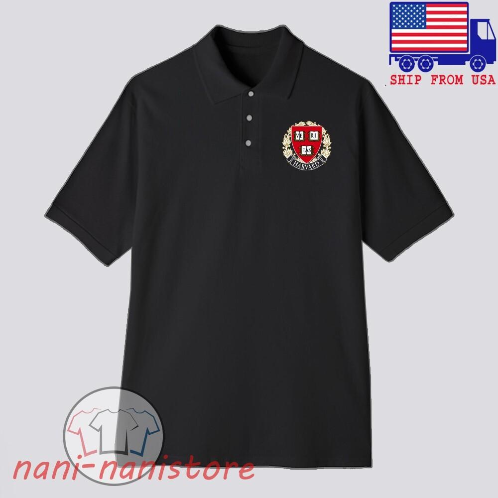 Harvard University Men#039;s Printed Black Size S3XL Unisex T-Shirt XXXXL