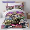 JoJo's Bizarre Adventure Weiche Bettbezug Bettwäsche-Set Bettdecke Bezug Steppdecke Bezug Schlafzimmer Heimdekoration -QJY