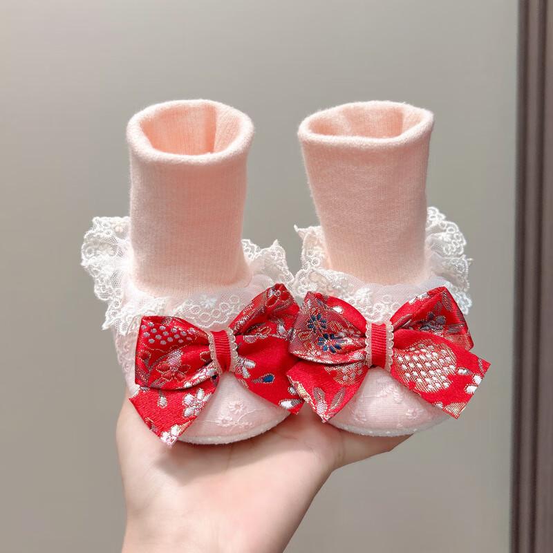 

Мягкие предходовые туфли для девочек на весну/осень 2025 года с бантом Length 12.5cm (10-15 months)