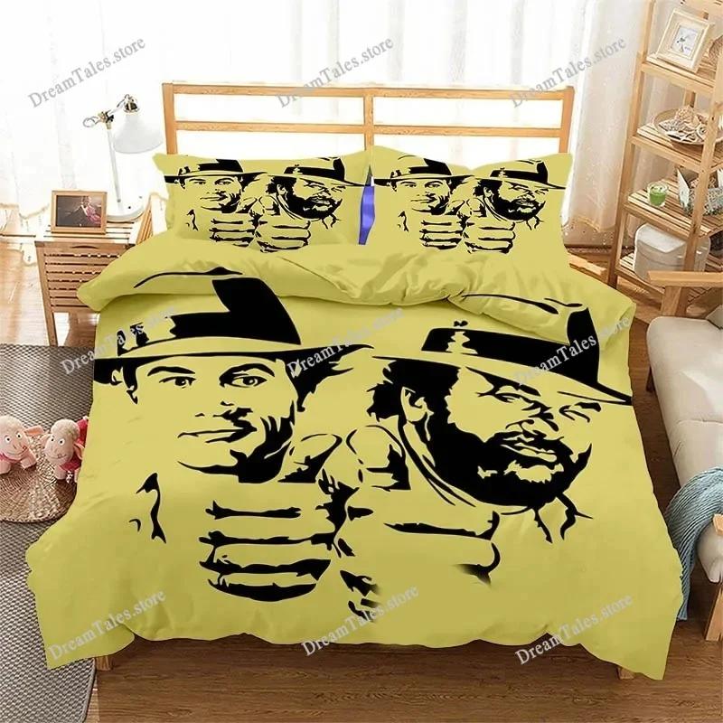 Bud Spencer Terence Hill Bettwäsche Set Jungen Mädchen Twin Queen Size Bettbezug Kissenbezug Bett Kinder Erwachsene Heimtextilienextile741