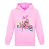 Bluzy z kapturem dla dzieci Ubrania Bluza dla niemowląt Ubrania dla dzieci JOJO Siwa Bluza z kapturem dla kreskówek Kostium dla chłopców Boże Narodzenie Koszulka 2-14 lat