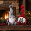 Acrylic Festive Party Supplies Faceless Plush Doll, Christmas Tree Hanging Ornaments, Knitted Rudolf Stuffed Holiday Ornaments Toy, Nordic Window