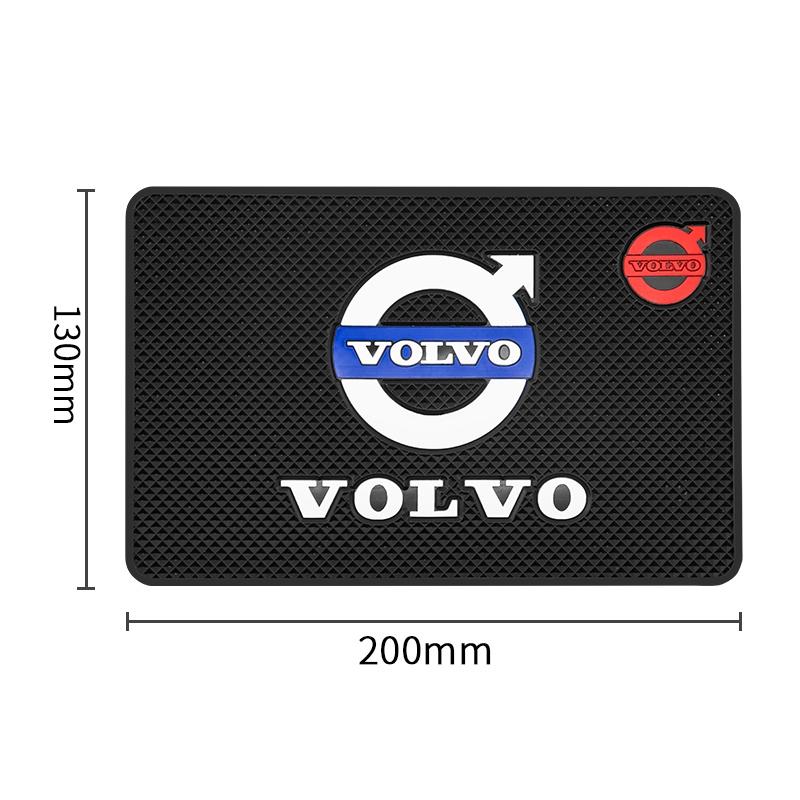 Tappetino antiscivolo per cruscotto auto in silicone PVC tappetino antiscivolo per Volvo Xc60 Xc90 V40 V60 S60 V50 V90 S80 C40 XC40 V70 XC70 Rdesign