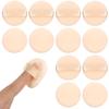 12 PCS Soft Microfiber Small Powder Puff, 1.5 Inches Small Powder Puff Mini Washable Powder Pact Makeup Sponges Finger-Sized for Women Face Sponge