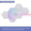 6Pc 12"x10" Felt Bulletin Board Self Adhesive Hexagon Felt Tiles for Sound Proofing Wall Panels for Home Office Recording Studio