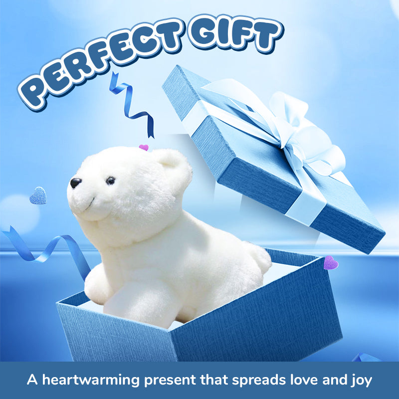 Lovely White Polar Bear Plush Toys Cute Soft Stuffed Animal Plush Bear Dolls Kids Birthday Gift