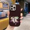 Phone Case: 2D Flat Design Suitable for iPhone 18 17 16 15 14 13 Pro Protective Case, Couple Style, Roller-skating Girl, Christmas and Halloween Gifts