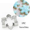 1/2PCS Gingerbread Man Santa Claus Snowflake Elk Christmas Cookie Cutter Cake Mould Baking Tool Biscuit Mold