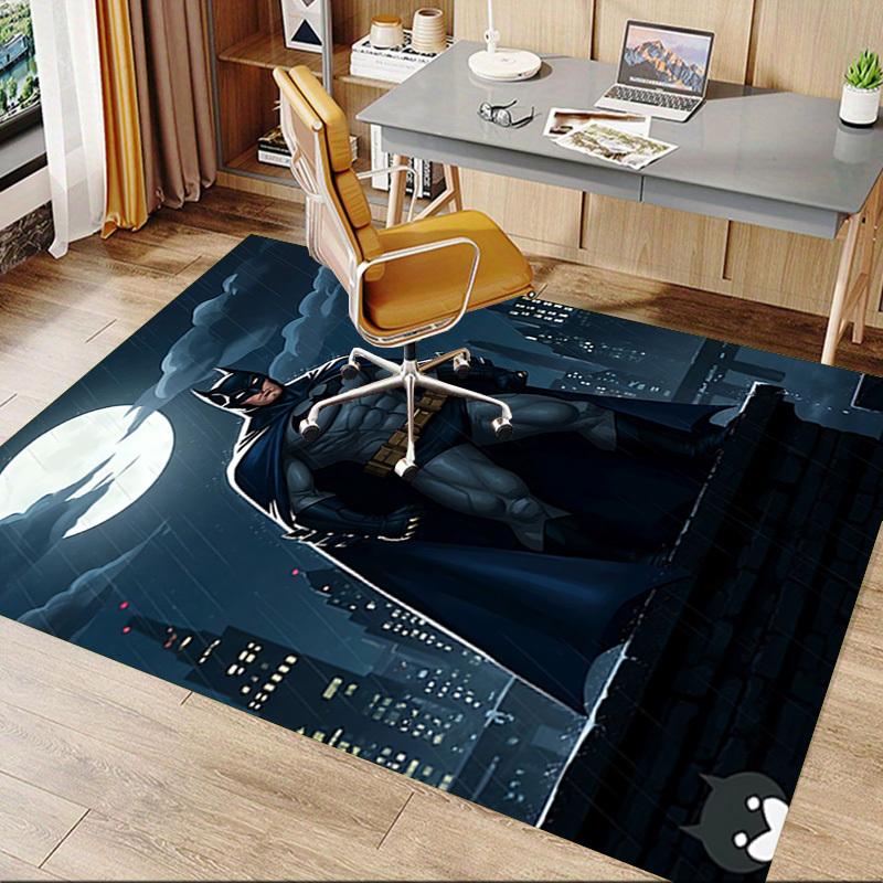 1pc Batman Night Carpet, for Home & Office Decor, Desk Chair Carpet, Festive Gift,Conference Room CarpetL1188