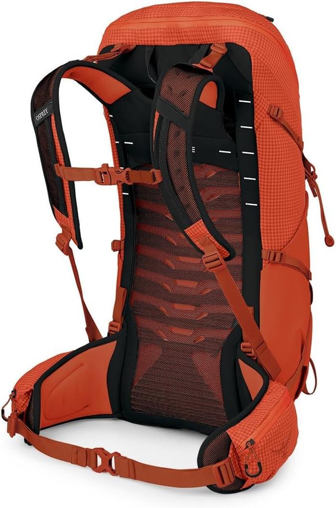 Osprey Talon Pro 30L Hiking Backpack with Mars Orange Men's Hipbelt,