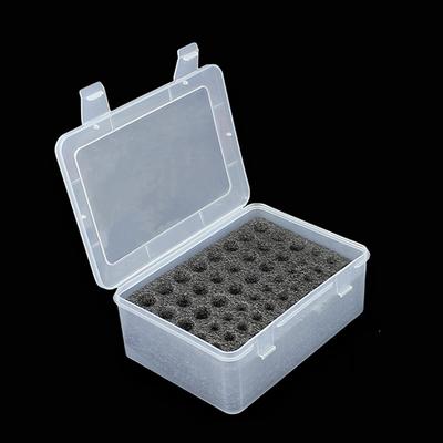 Battery Storage Organizer Holder Holds 54 Aa Aaa Batteries, Battery Box Case Garage Container,Home Drawer Organization Dispenser