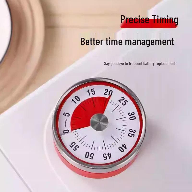 Magnetic Visual Kitchen Timer and Study Reminder for Children with Alarm Clock Function