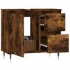 VidaXL Armoire de bain chêne fumé 65x33x60 cm bois d'ingénierie 831601