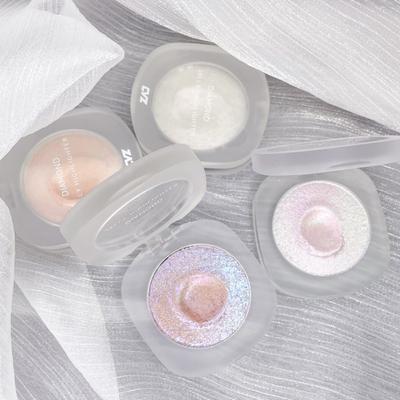 QiYuQoo Illuminante Viso Illuminante Brillante Palette Illuminante Unicorno, 05#I Migliori 4 Colori, 1 Pezzo