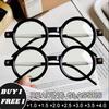 2Pcs Buy 1 Get 1 Reading GlassesThick Frame Protection Glasses And Prescription Glasses + 1.0 ~+4.0 Anti-Blue Light Glasses