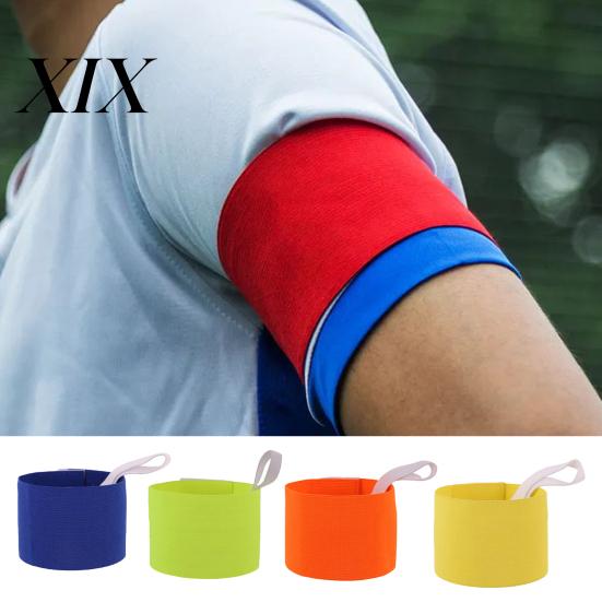 Sports Armband Adult Squad Armbands Highly Elasticity Non-slip Adjustable Good Visibility Football Training Team Supply
