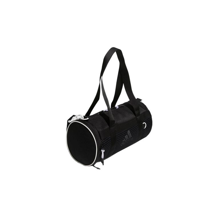 adidas Großes Logo Netz Fitness Sport Reißverschluss Trainings Tasche Unisex Gym Tasche Schwarz HE2650