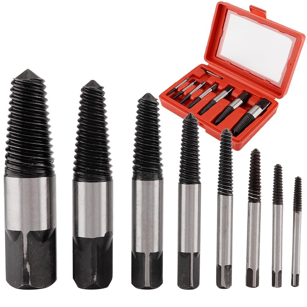 8 Pieces Screw Stud Remover Set Broken Damaged Bolt Extractor