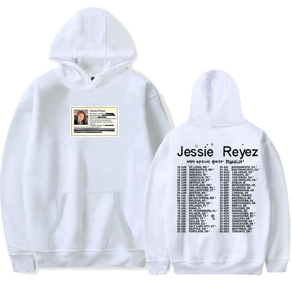 Jessie Reyez bringt die In Memories Tour Hoodies Merch Damen Herren Mode Lässige Kapuzenpullover