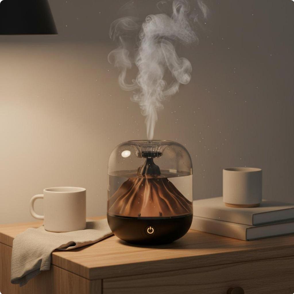 Rechargeable Mist Humidifier Wireless Air Treatment Device Quiet Function