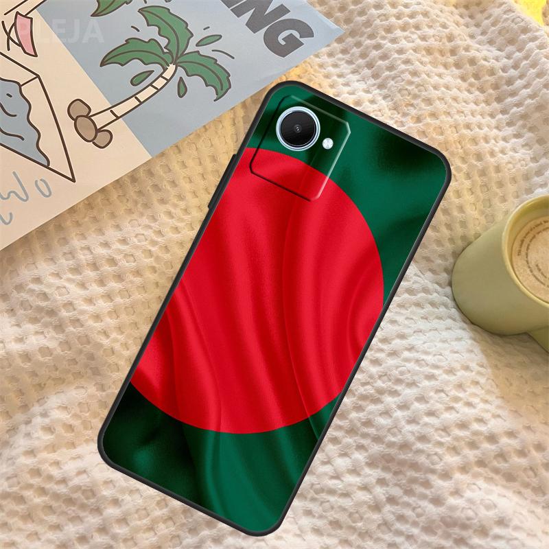Bangladesh Flag Case For Realme GT6 GT7 Pro C67 C65 C63 C61 C55 C53 C51 C35 C71 C75 11 12 13 14 15 Pro Plus