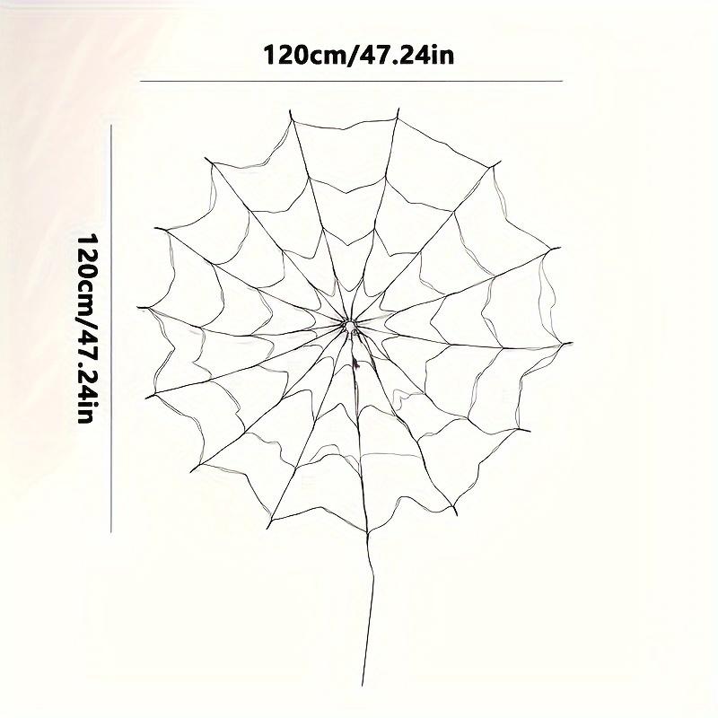 Spider Web Halloween Decorations light Spider Web Wall Net Glowing Light For Halloween Atmosphere Indoor Decoration Garland Lamp