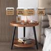Double-Layer Floor Storage Rack: Perfect for Kitchen, Living Room, Bedroom, Coffee Table, or Bedside; Easy Installation